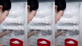 ASMR FREEZER FROST SCRAPING [upl. by Aspia]