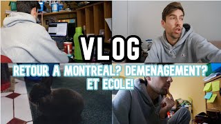 VLOG  RETOUR A MONTRÉAL DÉMÉNAGEMENT ET ÉCOLE [upl. by Assek17]