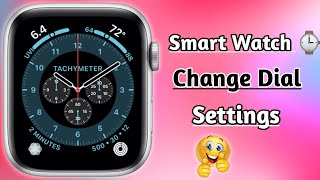 Smart Watch Dial Change  How To Change Smart Watch Dial Settings By Nco Tech [upl. by Nimzaj]