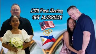 LDR FIRST MEETINGGOT MARRIEDAMERICAN 🇺🇸 ♾️FILIPINA 🇵🇭 AGE GAP COUPLE [upl. by Notyalc182]