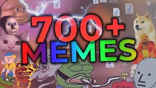 FREE MEME PACK  700 SFX Overlays amp More 4k sub special [upl. by Eugenides806]