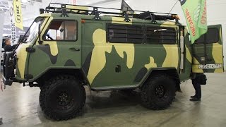 UAZ 2206 Buhanka Luxe Offroad Tuning  Exterior and Interior Walkaround  Moscow Offroad Show 2015 [upl. by Lohman]