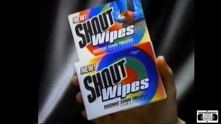 Shout Wipes Commercial  1997 [upl. by Aneris]