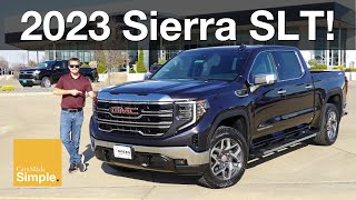 2023 GMC Sierra 1500 SLT  The Best Sierra Under 70k [upl. by Aynat]