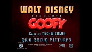 Goofy  quotMotor Maniaquot 1950  recreation titles [upl. by Atnod]