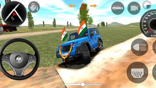 Modified Mahindra Thar 4x4 Offroad Village Stunt Indian Driving Gameplay ll Android Gameplay 3D ll [upl. by Haletky130]