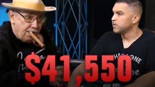 OLD MAN DESTROYS YOUNG POKER PLAYER [upl. by Angil]