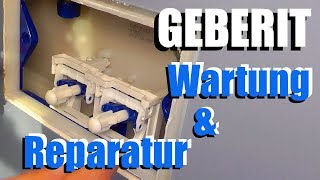 Geberit Toiletten Spülkasten Reparatur und Wartung  Wie gehts [upl. by Macegan]