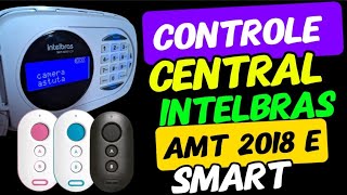 🟢como cadastrar controle remoto na central de alarme intelbras amt 2018 E smart [upl. by Henrion]