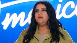 Nicolina Bozzo  She Used to Be Mine  Best Audio  American Idol  Auditions 1  February 27 2022 [upl. by Amr513]