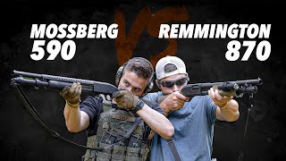 Best Budget Tactical Shotgun  Mossberg 590 vs Remington 870 [upl. by Ettelra]