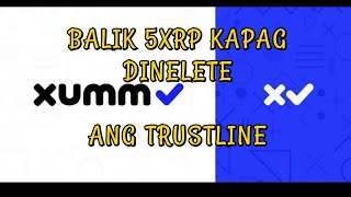 REMOVING TRUSTLINE SA XUMM WALLET [upl. by Naleek]