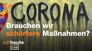 Schärfere CoronaMaßnahmen Virologe Stöhr kritisiert aktuellen Weg I ZDFheute live [upl. by Otirecul]