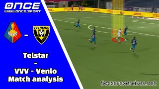 Telstar vs VVV  Venlo All Goals in 60 seconds  Result 40  KKD 20242025 SoccerExercises [upl. by Lytsirk]