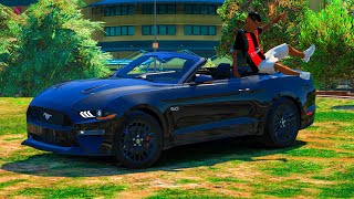 COMPREI UM MUSTANG CONVERSIVEL O UNICO DO BRASIL  GTA 5 VIDA REAL [upl. by Coe]