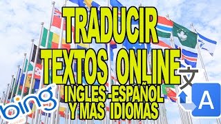 COMO TRADUCIR DE INGLES A ESPAÑOL  Como Traducir textos de Ingles Español Traductor De Google [upl. by Mushro]