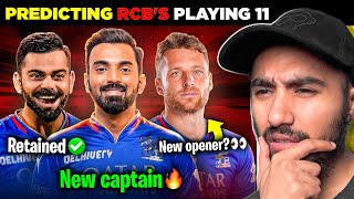 RCB NEEDS THEM👀 KL Rahul as CAPTAIN🔥 RCB Predicitions  IPL Auctions 2025 [upl. by Reteid]