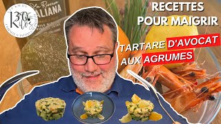 Recette TARTARE AVOCAT aux AGRUMES et CREVETTES [upl. by Jacenta]