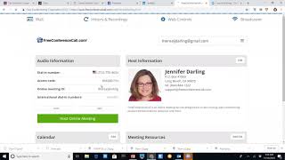 How to Start a Free Conference Call Meeting using FreeConferenceCallcom [upl. by Sikorski]