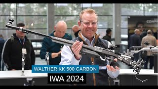 IWA 2024 Carl Walther shows the premium version of the KK500 E rimfire match rifle [upl. by Einnaoj741]