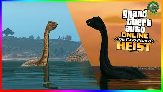 How to Find the Loch Ness Monster in GTA Online  Cayo Perico Easter Egg [upl. by Nnylaj]