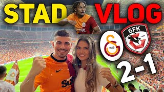 STADI YAKTIM 🔥 MÜTHİŞ ATMOSFER ve HEYECAN  Galatasaray 21 Gaziantep FK STAD VLOG Maç Hikayesi [upl. by Pros]