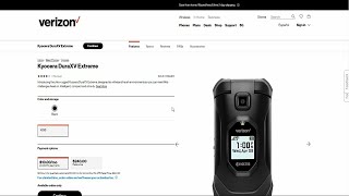 Kyocera DuraXV Extreme  Verizon Wireless [upl. by Nydnarb235]