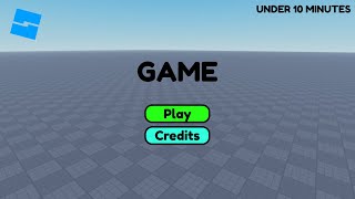 How to make a Main Menu with Camera in Roblox Studio 2024 [upl. by Philipp]