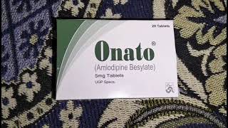 how to use onato 5mg tablet Amlodipine besylate benefits and side effects [upl. by Ducan]