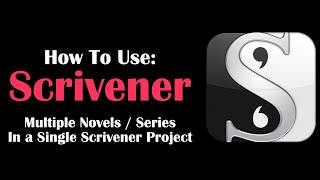 How to  Use Scrivener for Multiple Novels in a Single Project  ScrivenerWriting Author Tools [upl. by Rattan]