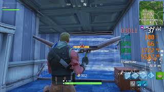 GeForce GT 1030  AMD A67400K  Fortnite Battle Royale FPS Test Medium [upl. by Akeenat]