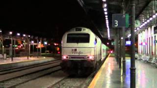 Renfe class 334 in Granada setting aside [upl. by Luebke167]