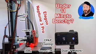 Elegoo Neptune 3 Pro Under Eleven Minute Speed Benchy [upl. by Yuma]