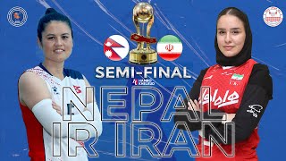 LIVE  Nepal vs IR Iran  Semi Final 2  CAVA Womens Nations League 2024  नेपाल विरुद्ध इरान [upl. by Sisson479]