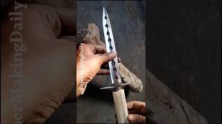 Dagger Making From File shorts diycrafts [upl. by Trik]