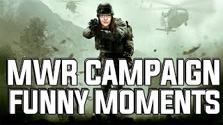 Modern Warfare Remastered Campaign HighlightsFunny Moments [upl. by Darcey639]