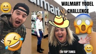 FIRST OFFICIAL WALMART YODEL CHALLENGE🤣😅 TK Top Tunes [upl. by Poler]