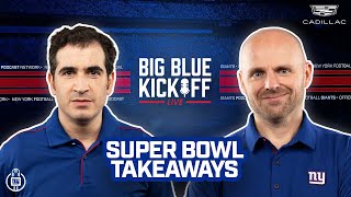 Super Bowl Takeaways  Big Blue Kickoff Live  New York Giants [upl. by Charisse]