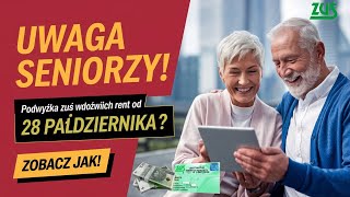 28 października ZUS ogłasza podwyżkę rent dla wdów – czy NOWE świadczenia poprawią Twoje życie [upl. by Divadnhoj]