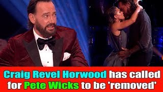 Craig Revel Horwood has called for Pete Wicks to be disqualified after an illegal move was spott [upl. by Boswall]