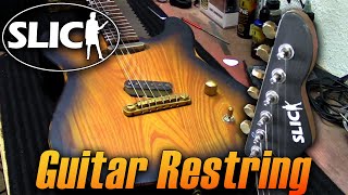 Slick Guitars Restring [upl. by Kaslik913]