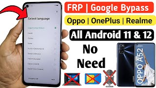 Oppo A52 FRP Bypass  Oppo A52 Google Account bypass Android 11 [upl. by Manoop]