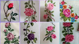 Gorgeous cross stitch patterns countable embroidery charsutikarhailatest dosuti design ideas2024 [upl. by Itida]