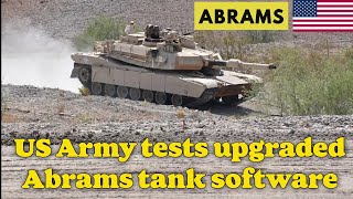 US Army tests upgraded Abrams tank software [upl. by Walburga29]