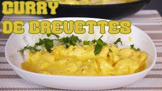 Curry de crevettes facile 🍤 🍚 [upl. by Akienat]