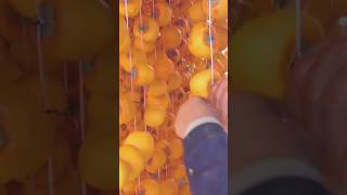 Juicy Dried Persimmon Processing satisfying RomFarm [upl. by Anileve]