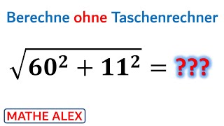 Berechne ohne Taschenrechner  1 binomische Formel  ohne Taschenrechner  Mathe Alex [upl. by Naras]