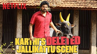 Karthi FONDLY Recalls Jallikattu Memories 🥹 Ft Arvind Swami  Deleted Scene  Meiyazhagan [upl. by Kcirdot]