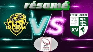 Espoirs Féd SMRC vs Peyrehorade sport résumé [upl. by Ramhaj268]