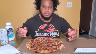 Dominos New York Style Pizza Mukbang [upl. by Forrest]